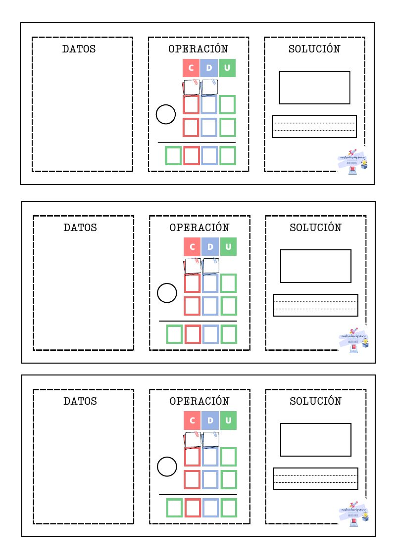 Vista previa de Plantillas Problemas