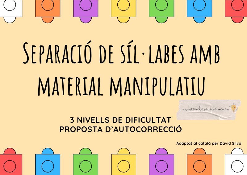 Vista previa de Separacio Sil·labes Majuscula Catala