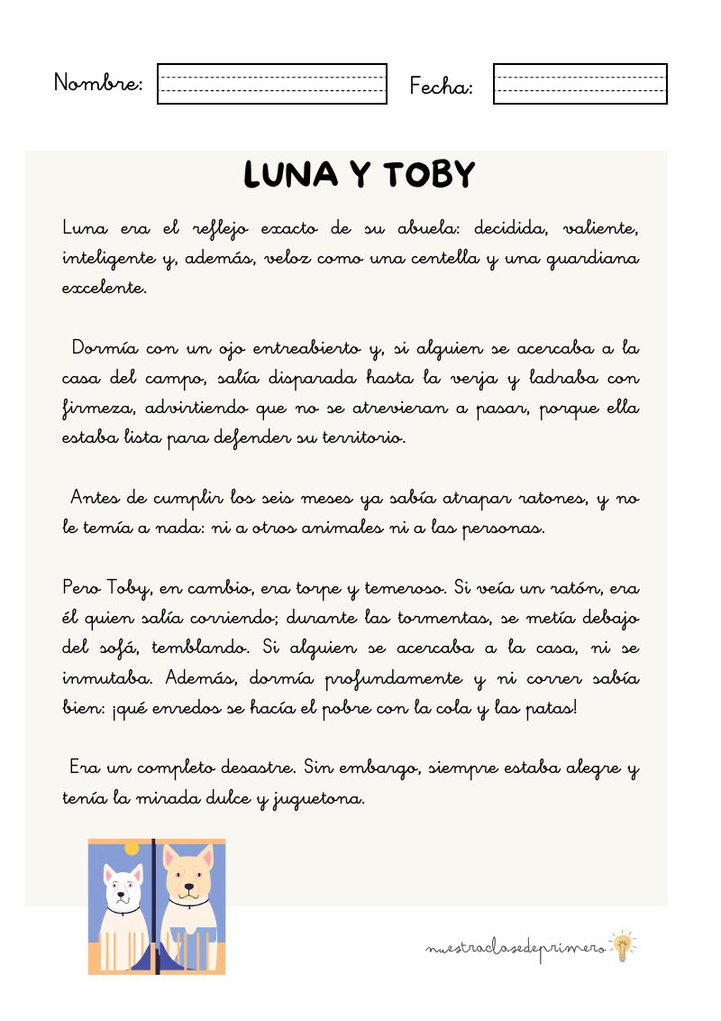 Vista previa de Comprensión Lectora