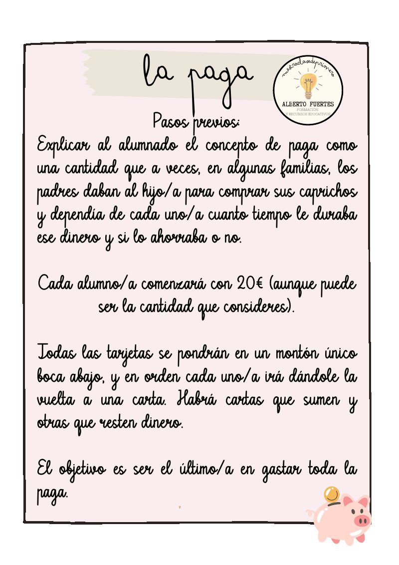 Vista previa de La Paga
