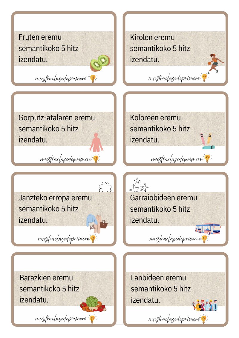 Vista previa de Eremu Lexikoa. Traducido