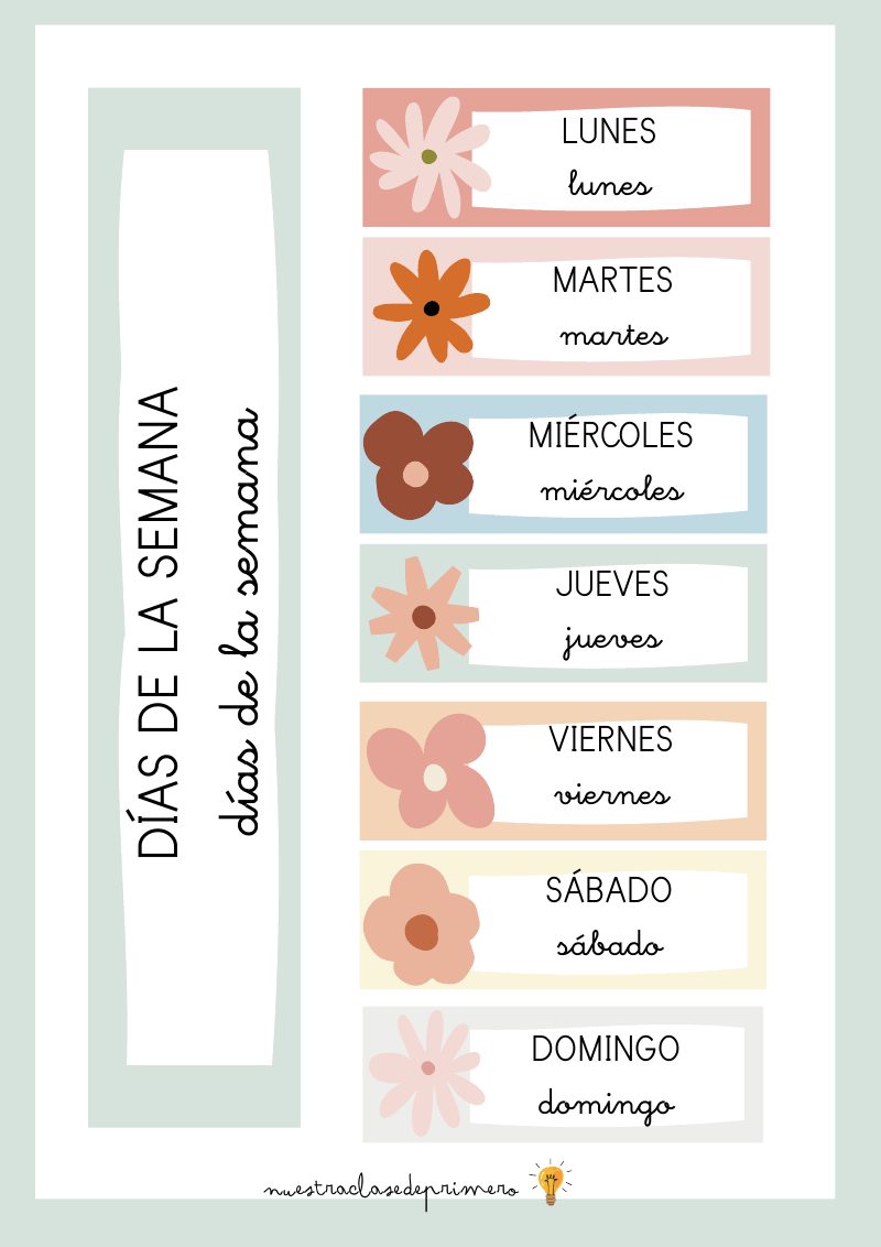 Vista previa de Días de la Semana