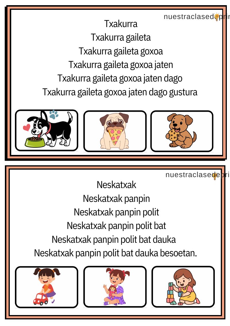 Vista previa de Irakurketa Piramidean Traducido
